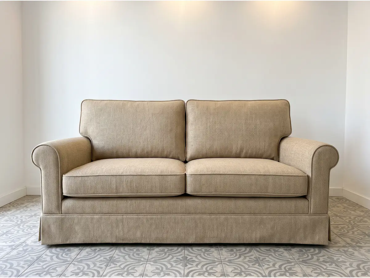 Sillón 2 Cuerpos Echesortu en vista frontal, fabricado en Rosario